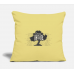 Grow From The Inside Washed Yellow Pillow